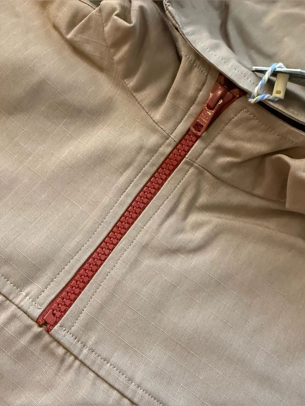 NWT The Sunday Collective Cinch Waist 1/2 Zip Pullover Brown Jacket